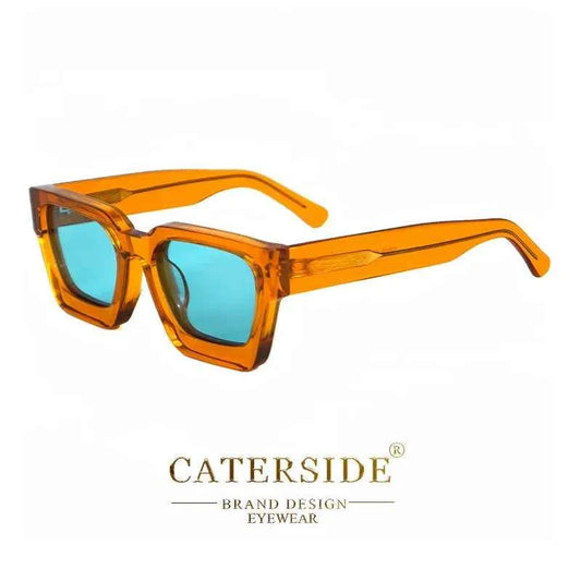 CATERSIDE – Lunettes de soleil carrées polarisées à grande monture