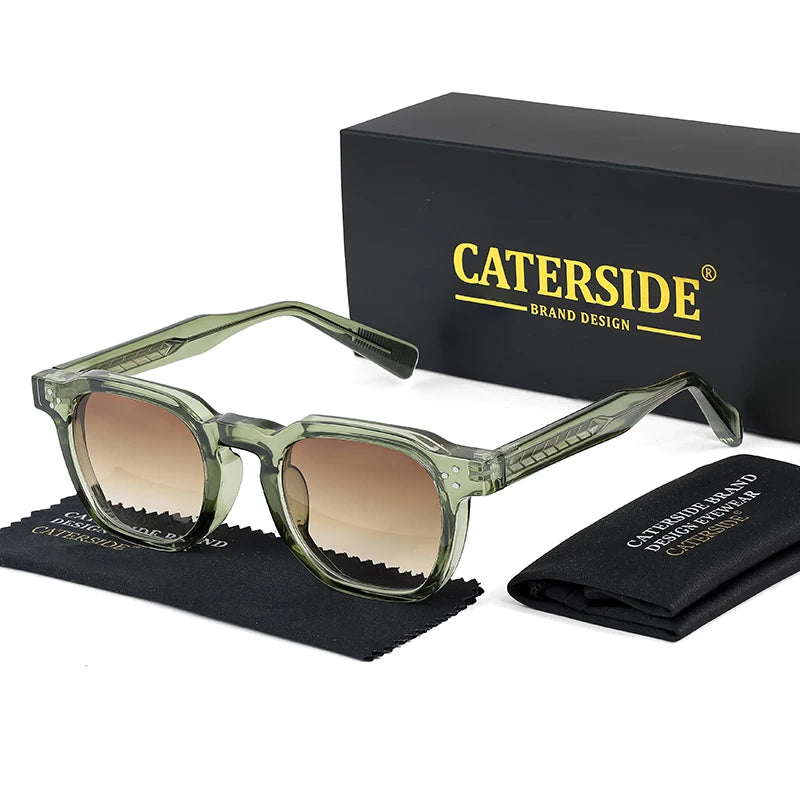 CATERSIDE™ Lunettes Carrées Compactes – Monture Petite, Style Moderne Unisexe | Protection UV400 & Confort Léger