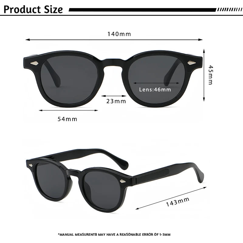 Caterside™ – Lunettes de soleil rondes rétro fashion (Homme)