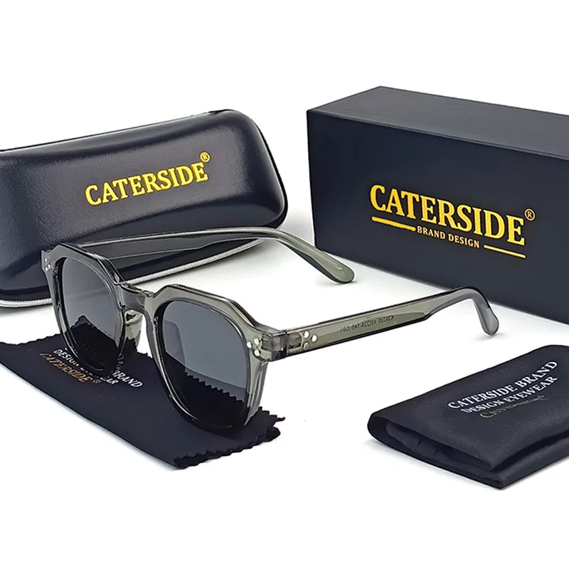 Caterside™ – Lunettes de soleil rétro polarisées ultralégères (Homme)