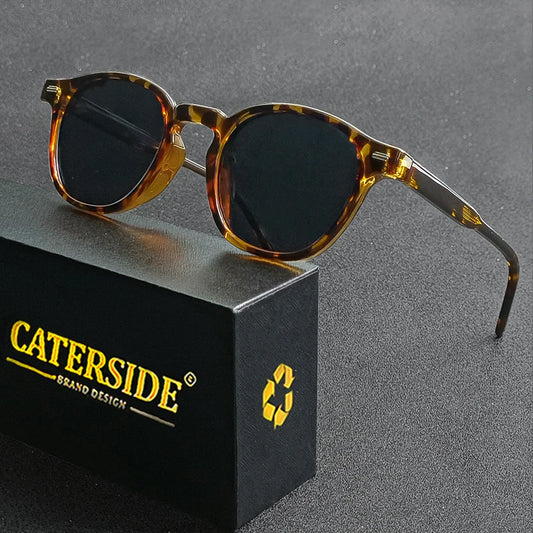 Caterside™ – Lunettes de soleil rondes polarisées (Homme & Femme)