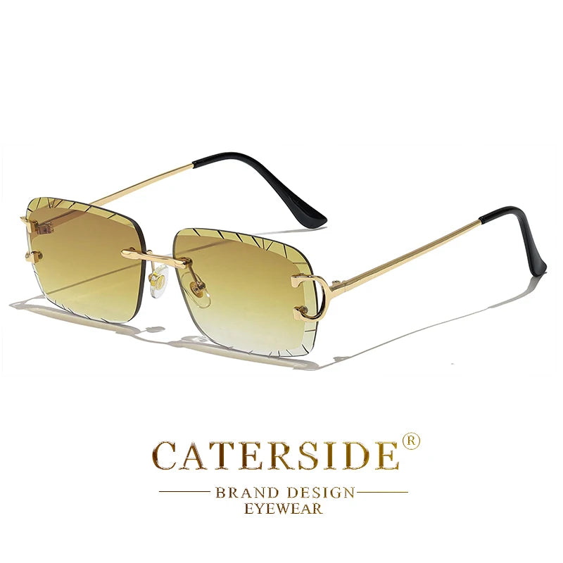 Caterside™ – Lunettes de soleil sans monture carrées (Mixte)