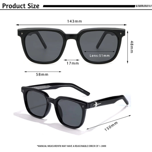 Lunettes de soleil Caterside™ Trend Square – Monture large & style moderne