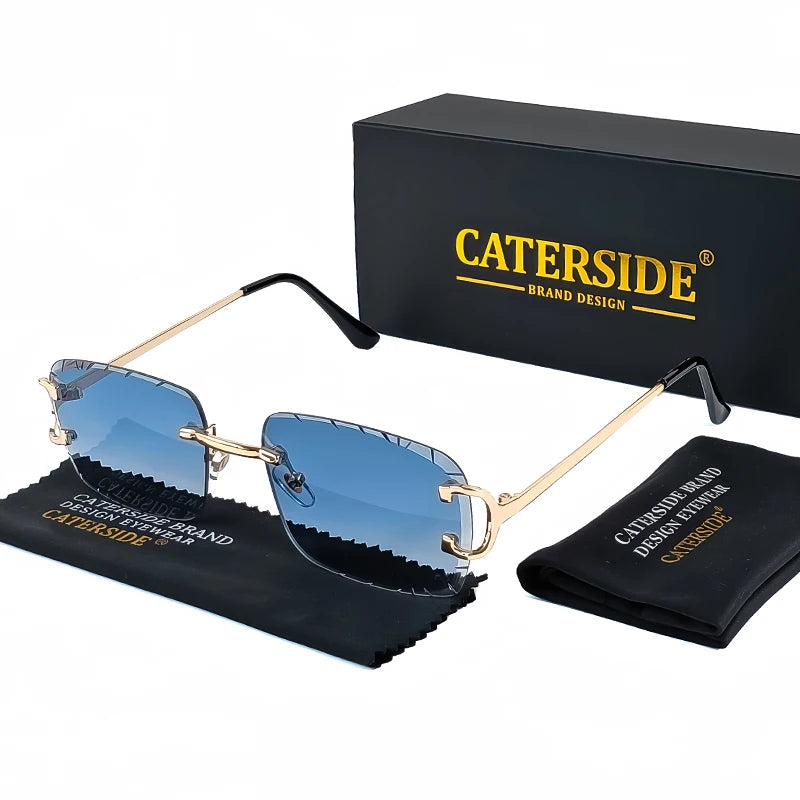 Caterside™ – Lunettes de soleil sans monture carrées (Mixte)
