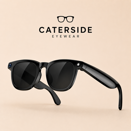 CATERSIDE Nova™ – Lunettes Connectées HD avec Caméra & Bluetooth (POV + IA)