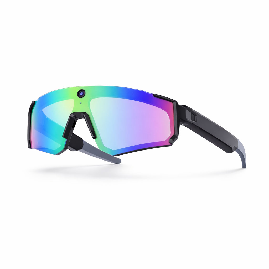 4K AI Smart Glasses with 800W Camera | Bluetooth | Calls, Music & Anti-Focus Sports