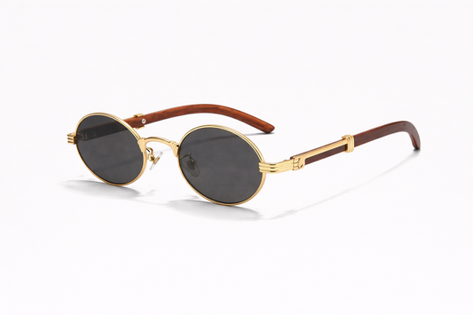 Lunettes de Soleil Rondes Vintage Luxe – Signature Caterside