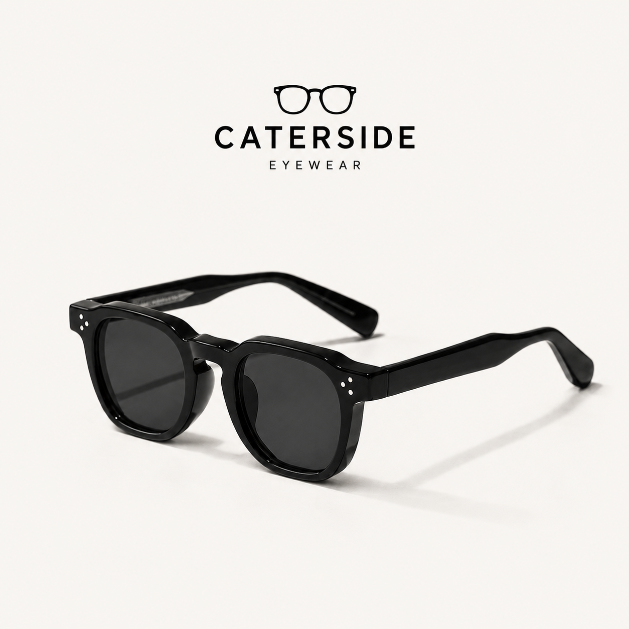 CATERSIDE™ Lunettes Carrées Compactes UV400 – Petite Monture Confort Léger, Style Moderne Unisexe