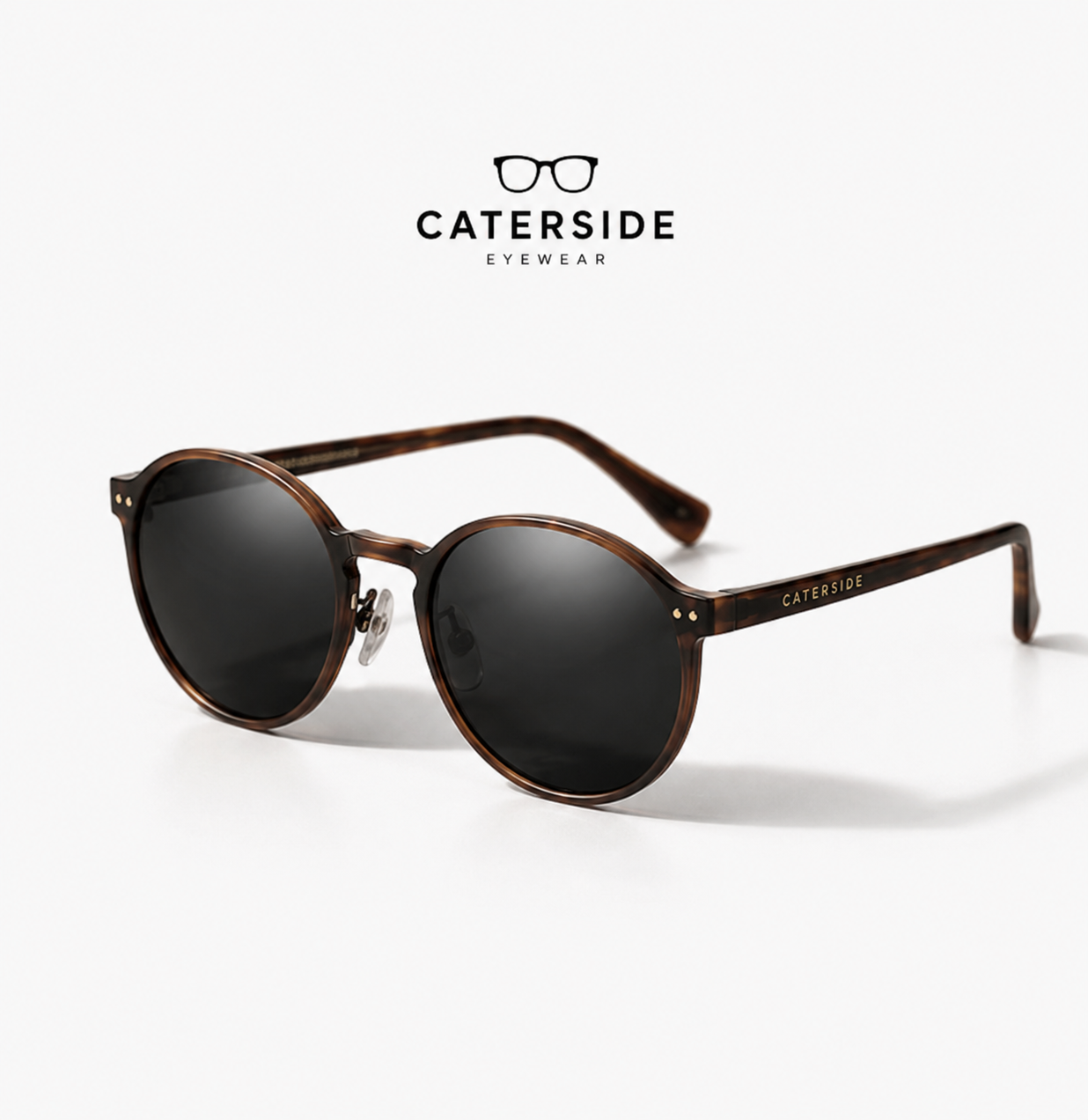 CATERSIDE® Vintage Polarized Round Sunglasses