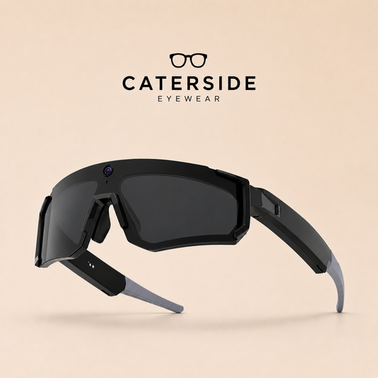Lunettes Connectées AI 4K avec Caméra 800W | Bluetooth | Appels, Musique & Anti-Chaos Sportif