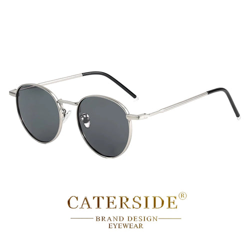 CATERSIDE Brooklyn – lunettes de soleil rondes en métal – photo 23