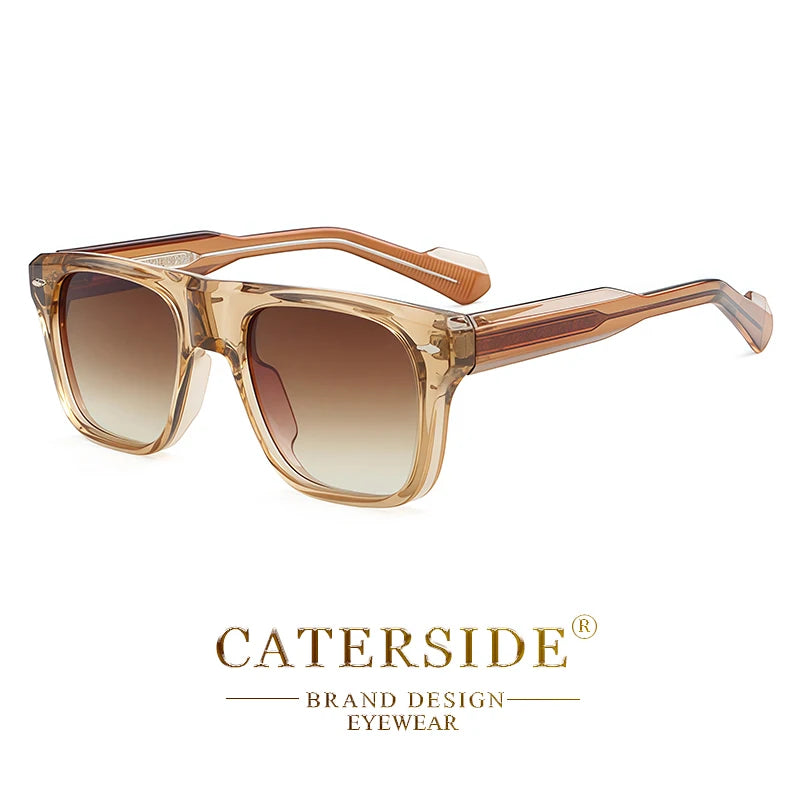 Lunettes de Soleil Rétro UV400 Grande Monture Unisexe - Style Premium