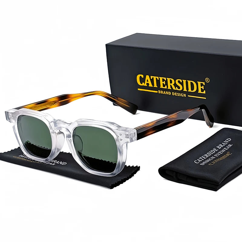 CATERSIDE™ Lunettes Carrées Compactes – Monture Petite, Style Moderne Unisexe | Protection UV400 & Confort Léger