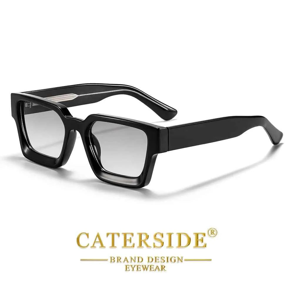 Lunettes de Soleil Carrées UV400 | Monture Épaisse Premium | Caterside Eyewear