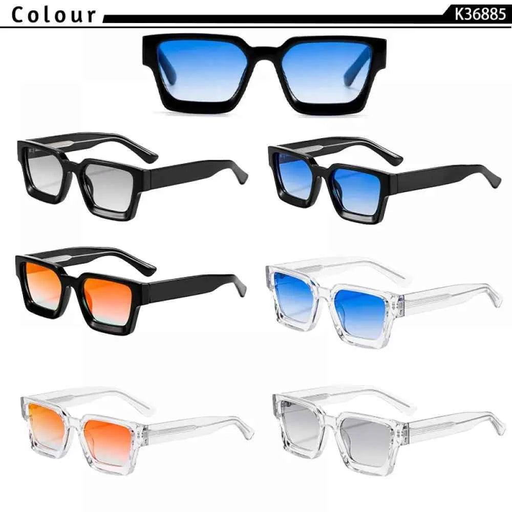 Lunettes de Soleil Carrées UV400 | Monture Épaisse Premium | Caterside Eyewear