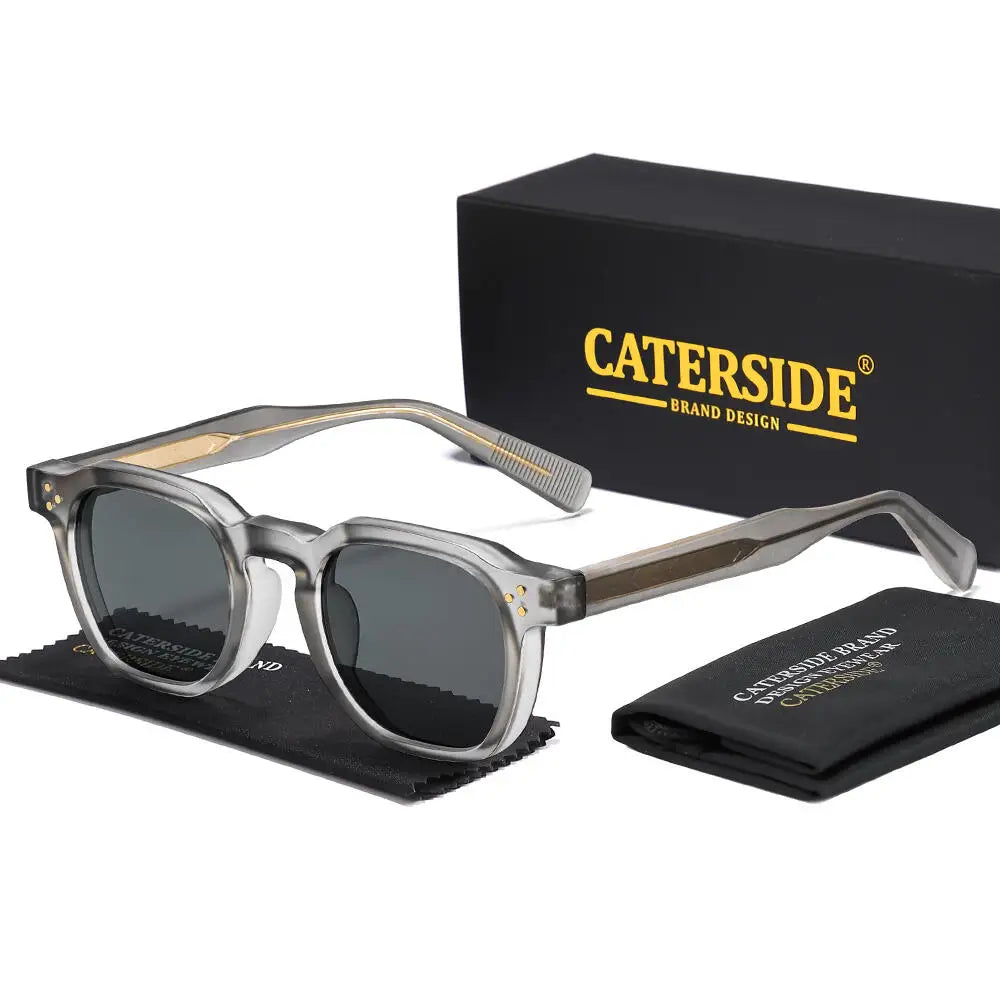 Gafas de sol cuadradas UV400 Caterside – Tendencia hombre mujer – Gafas de moda prémium