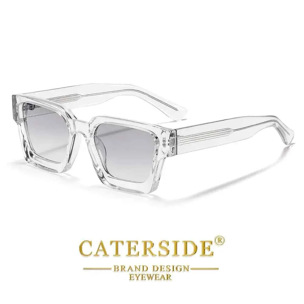 Lunettes de Soleil Carrées UV400 | Monture Épaisse Premium | Caterside Eyewear