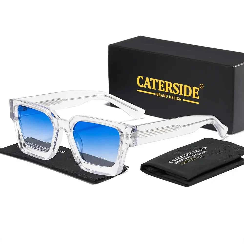 Lunettes de Soleil Carrées UV400 | Monture Épaisse Premium | Caterside Eyewear