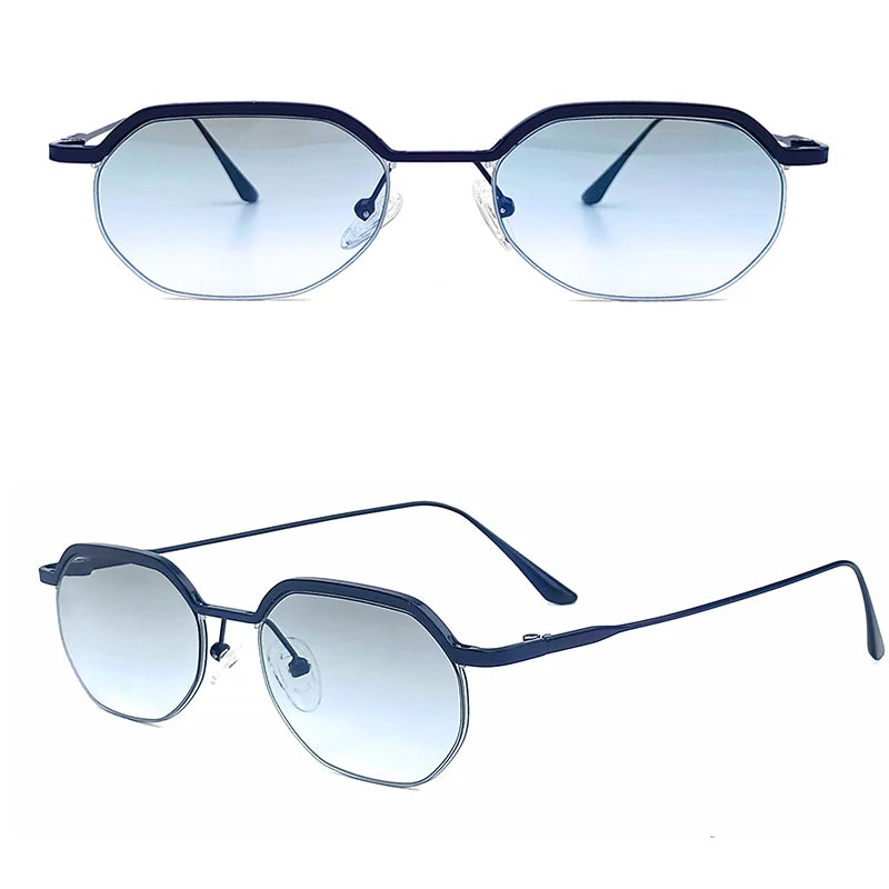 CATERSIDE Prism – lunettes de soleil polygonales en métal – photo 16