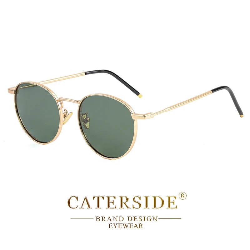 CATERSIDE Brooklyn – lunettes de soleil rondes en métal – photo 17