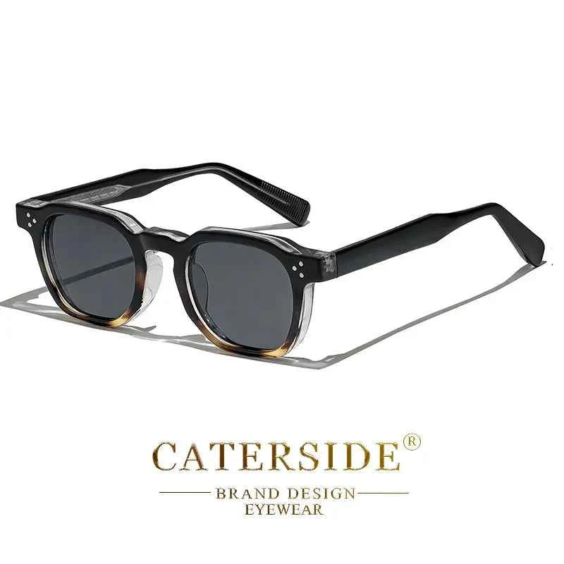 CATERSIDE – Lunettes de soleil carrées style punk rétro