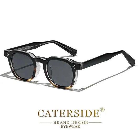 CATERSIDE – Lunettes de soleil carrées style punk rétro