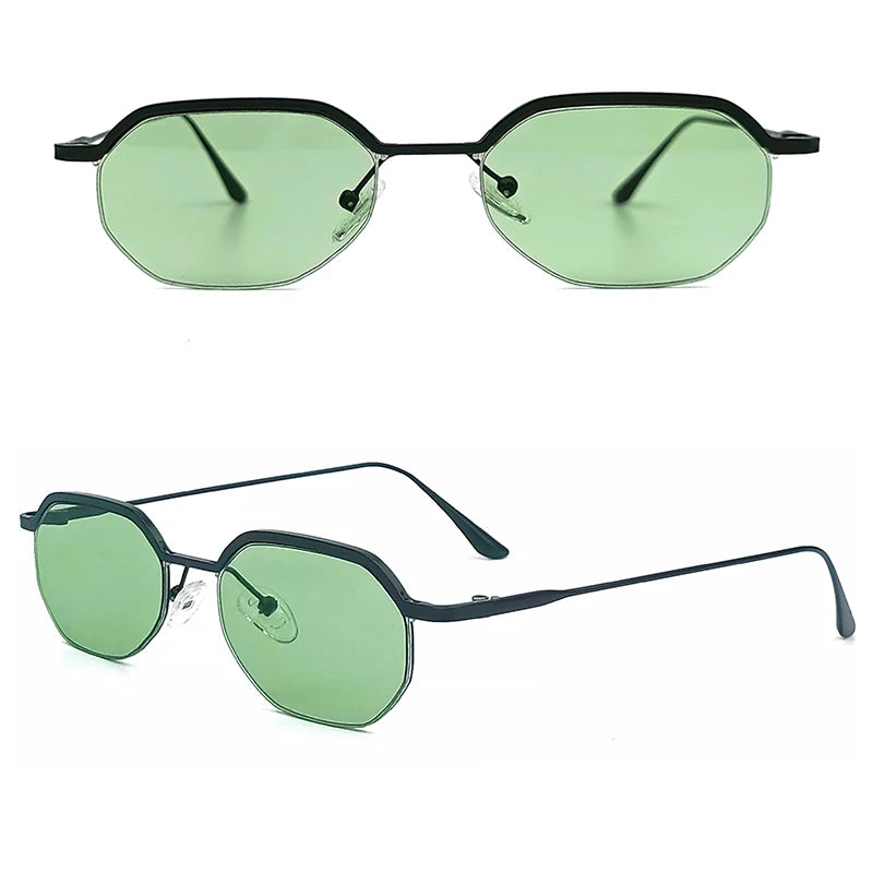 CATERSIDE Prism – lunettes de soleil polygonales en métal – photo 15