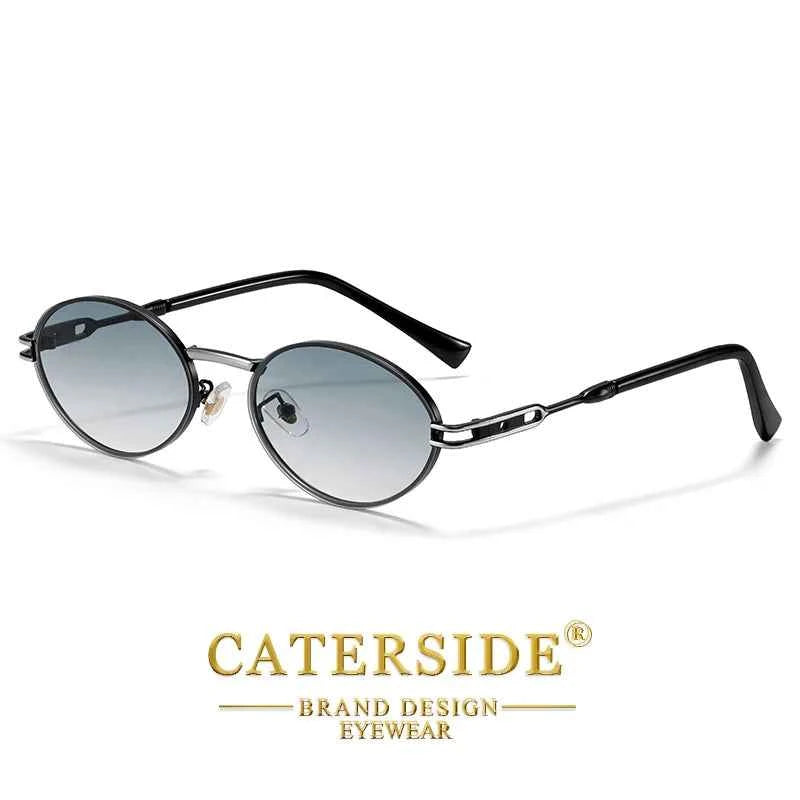 Oval Sunglasses UV400 | Premium Metal Frame | Caterside Eyewear