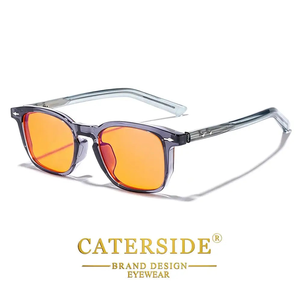 CATERSIDE® Focus Clear™ — Monture carrée anti-lumière bleue