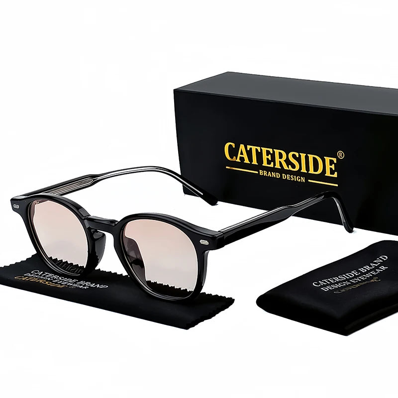 Caterside™ – Lunettes de soleil rondes polarisées (Homme & Femme)