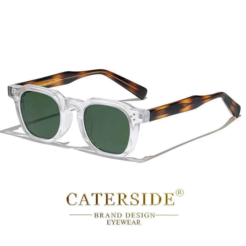 CATERSIDE – Lunettes de soleil carrées style punk rétro