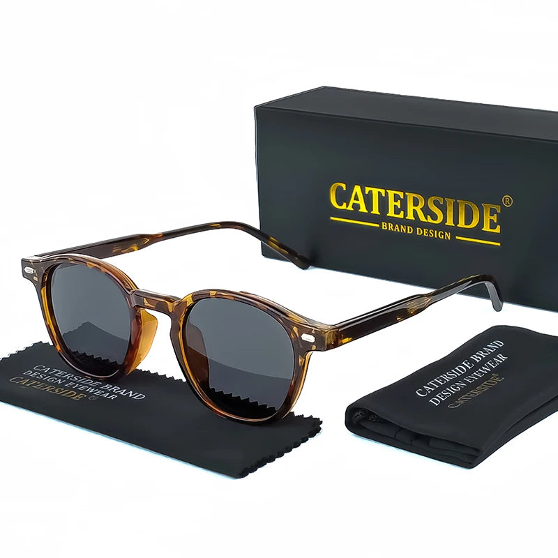 Caterside™ – Lunettes de soleil rondes polarisées (Homme & Femme)