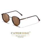 CATERSIDE® Vintage Polarized Round Sunglasses