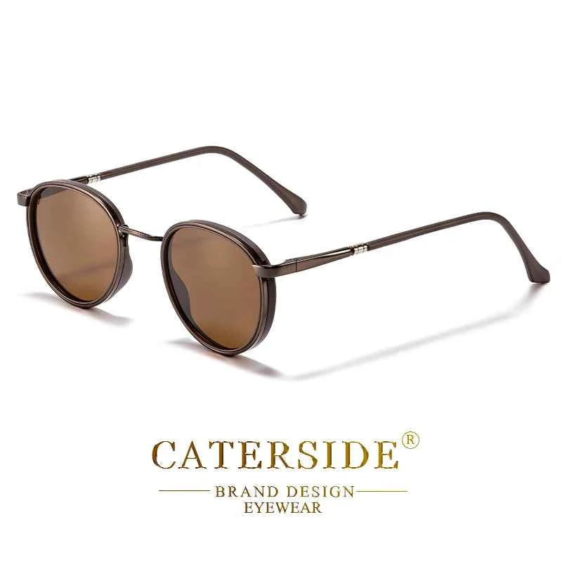CATERSIDE® Vintage Polarized Round Sunglasses