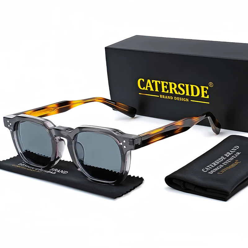 CATERSIDE™ Lunettes Carrées Compactes – Monture Petite, Style Moderne Unisexe | Protection UV400 & Confort Léger