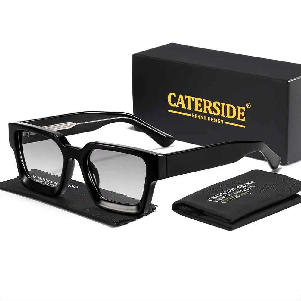 Lunettes de Soleil Carrées UV400 | Monture Épaisse Premium | Caterside Eyewear