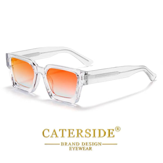 Lunettes de Soleil Carrées UV400 | Monture Épaisse Premium | Caterside Eyewear