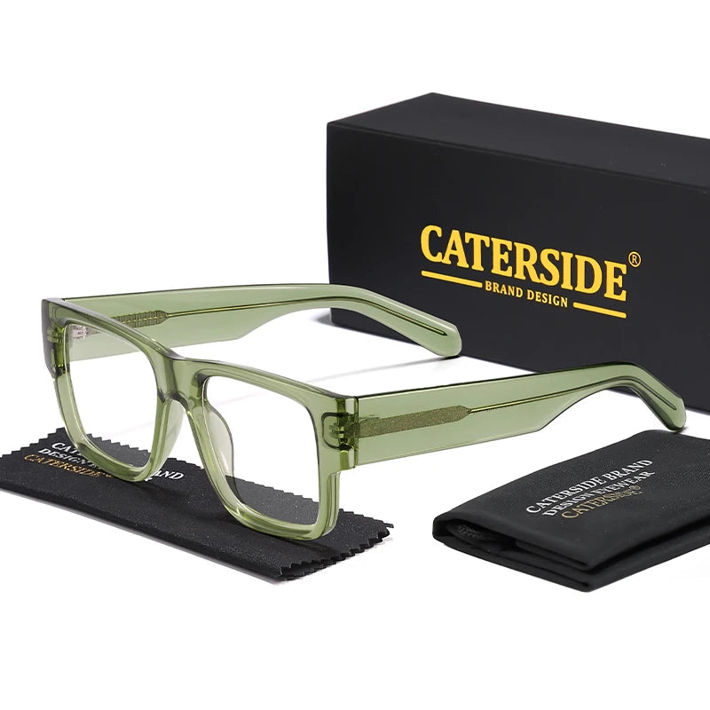 CATERSIDE® Bold Clear™ — Monture carrée épaisse