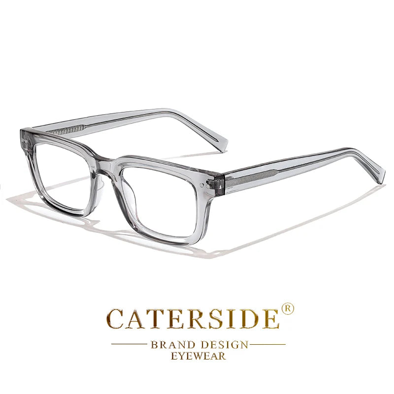 CATERSIDE™ Square Vintage Glasses – Premium Design Unisex Frame | Modern Retro Style 