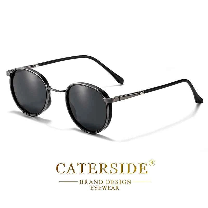 CATERSIDE® Vintage Polarized Round Sunglasses