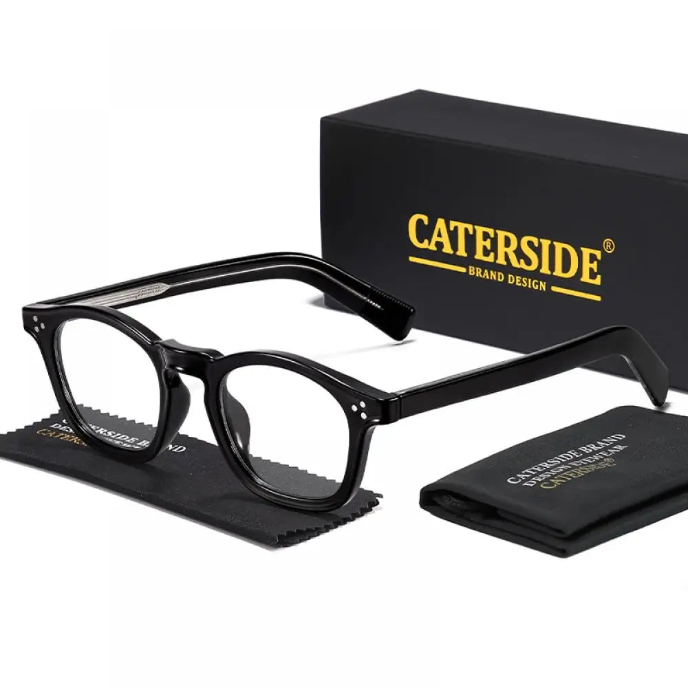 CATERSIDE® Studio Clear™ — Monture carrée anti-lumière bleue