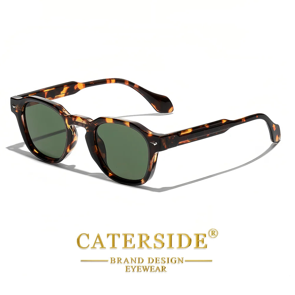 Lunettes de Soleil Rétro Unisexe CATERSIDE – UV400 – Style Vintage Rondes