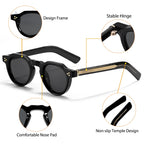 CATERSIDE Atelier Round – lunettes de soleil rondes épaisses – photo 4