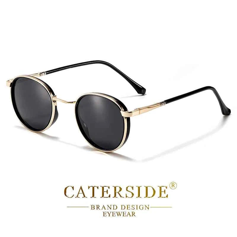 CATERSIDE® Vintage Polarized Round Sunglasses