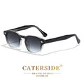 Lunettes de soleil noires et transparentes dégradées avec monture épaisse et verres fumés