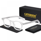 CATERSIDE® Studio Clear™ — Monture carrée anti-lumière bleue