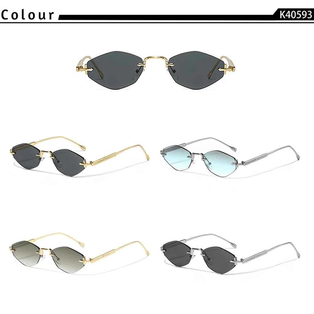 Lunettes de Soleil Punk Métal UV400 | Style Minimaliste Luxe | Caterside Eyewear