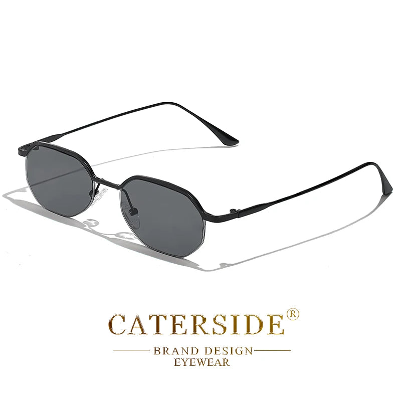 CATERSIDE Prism – lunettes de soleil polygonales en métal – photo 27