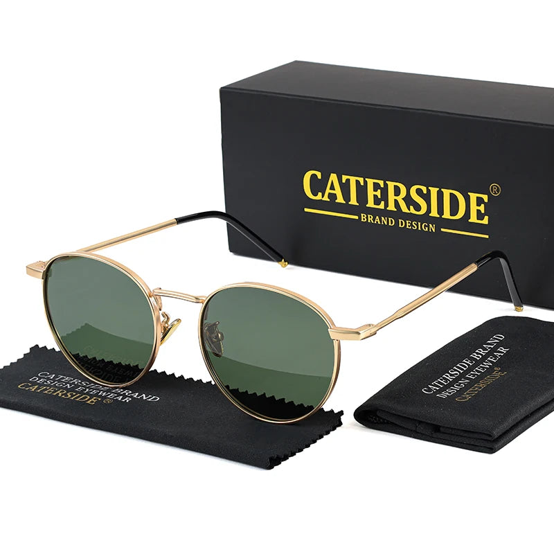 CATERSIDE Brooklyn – lunettes de soleil rondes en métal – photo 14