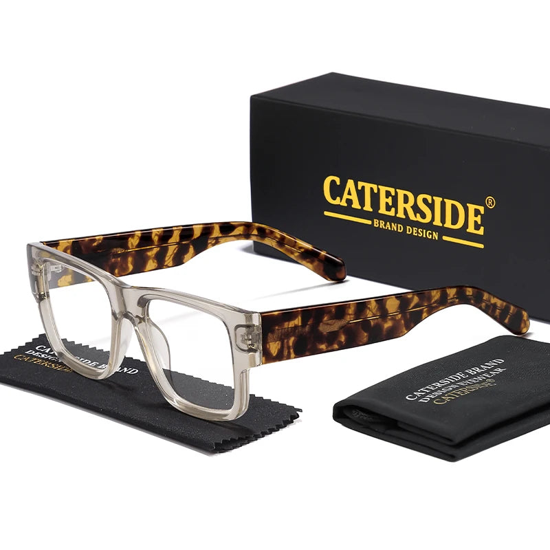 CATERSIDE® Bold Clear™ — Monture carrée épaisse